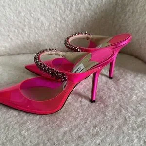 JIMMY CHOO ヒンクスリッホンハンフス BINGPUMP85CNQ ROSEPINK Jimmy Choo | Shoes | Jimmy Choo Bing 0 Candy Pink | Poshmark